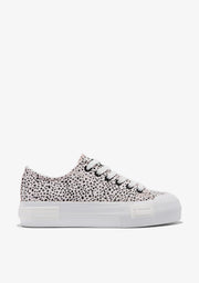 One Way Low White / Black Dots