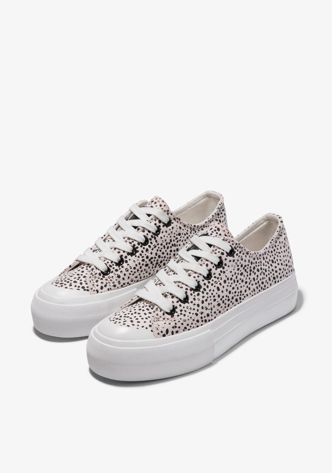 One Way Low White / Black Dots