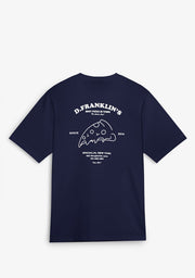 Best Pizza T-Shirt Navy / White