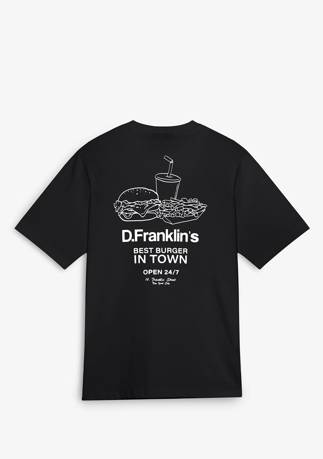Best Burger T-Shirt Black / White
