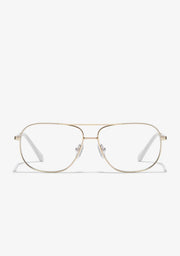 Aviator Mint Blue Block / Gold