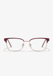 Romeo Square Blue Block Gold / Burgundy