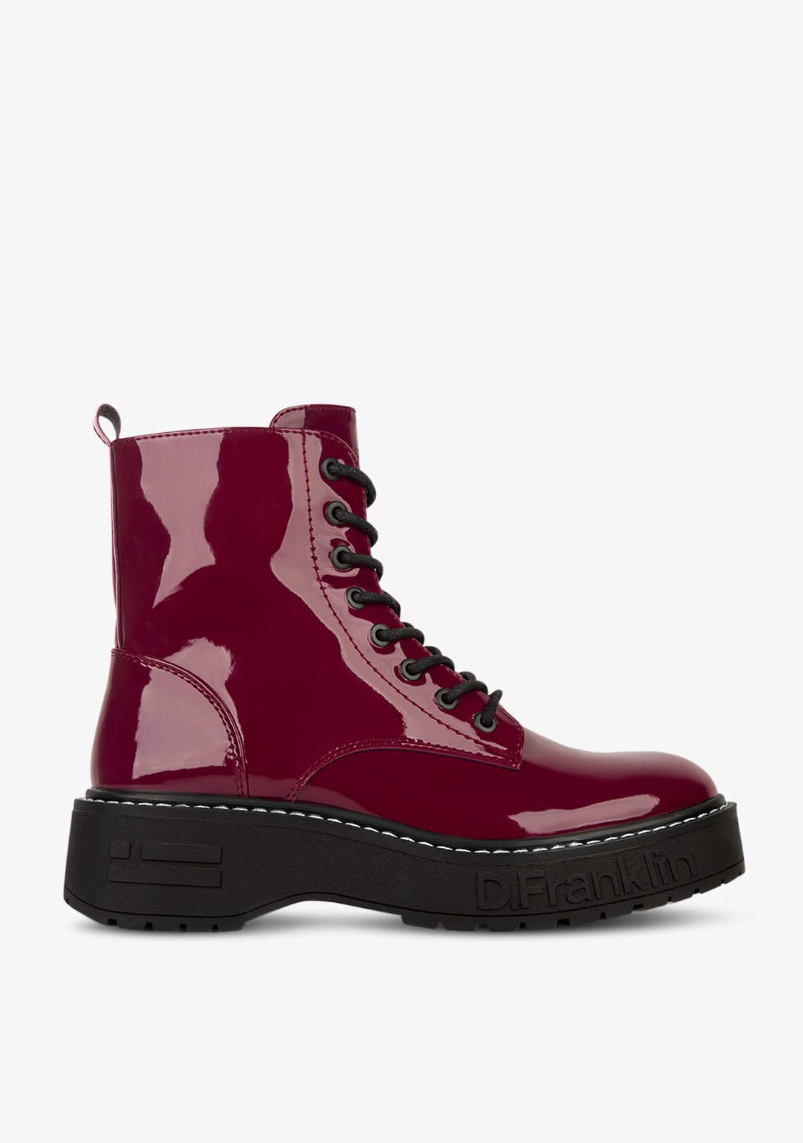 Gumme Track Patent Burgundy