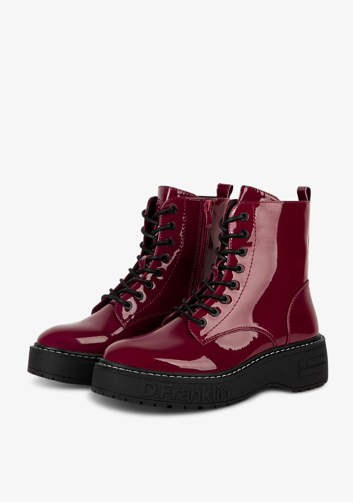 Gumme Track Patent Burgundy