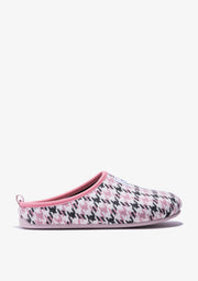 Mercredy Slipper Houndstooth Black / Pink