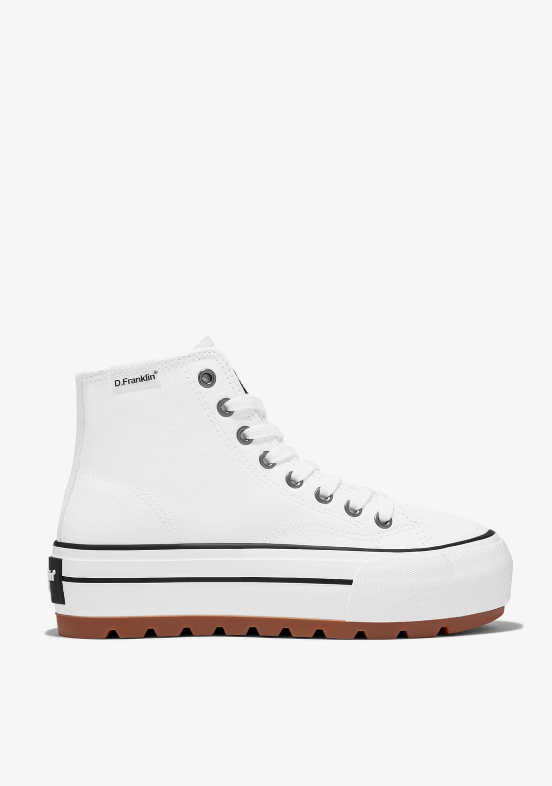 One Way Track Micro White Caramel