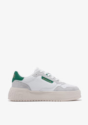 Low Court Basic White / Green
